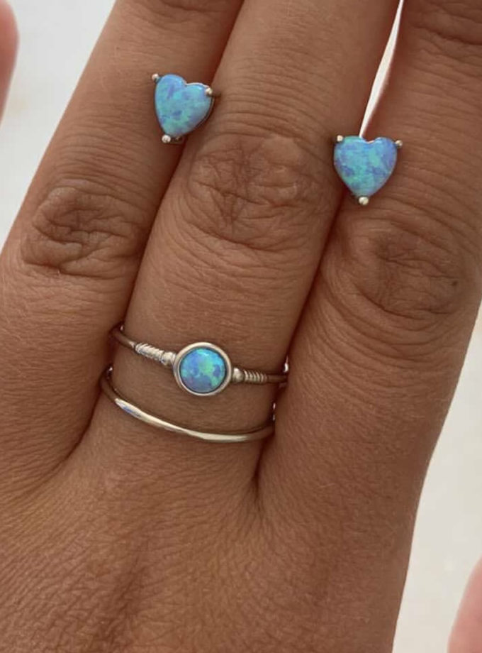 Каблучка Blue Opal SILVER STORIES (SS_SSR023)