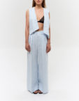 Брюки палаццо льняні блакитні TWINSIS CLOTHES (TW_TS_OP 094523)