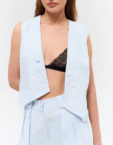 Жилет льняний блакитний TWINSIS CLOTHES (TW_TS_OP 660978) - фото 7