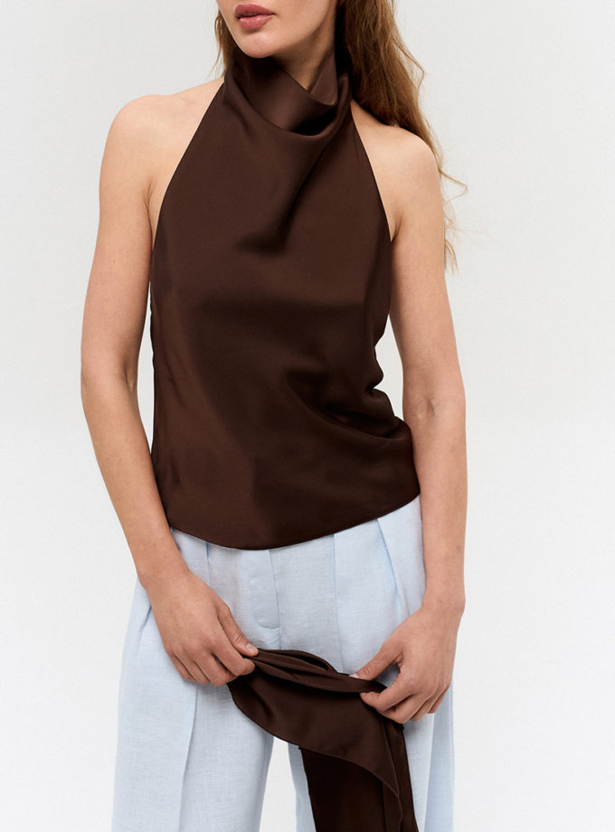 Топ коричневий з шаллю TWINSIS CLOTHES (TW_TS_OP 3242118)