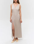 Сукня максі креш беж TWINSIS CLOTHES (TW_TS_OP 900045)