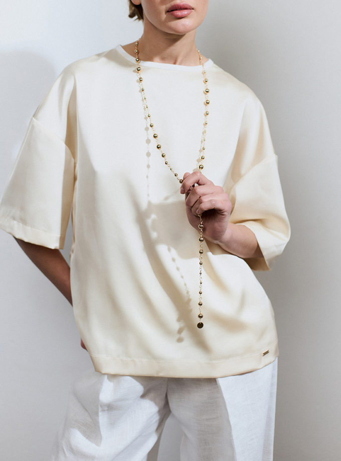 Футболка масло з білим кантом TWINSIS CLOTHES (TW_TS_OP 098343)