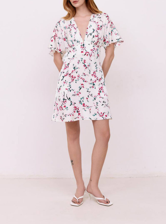 Сукня міні - Цвіт Японської Вишні WKMF (WKMF_217_1)
