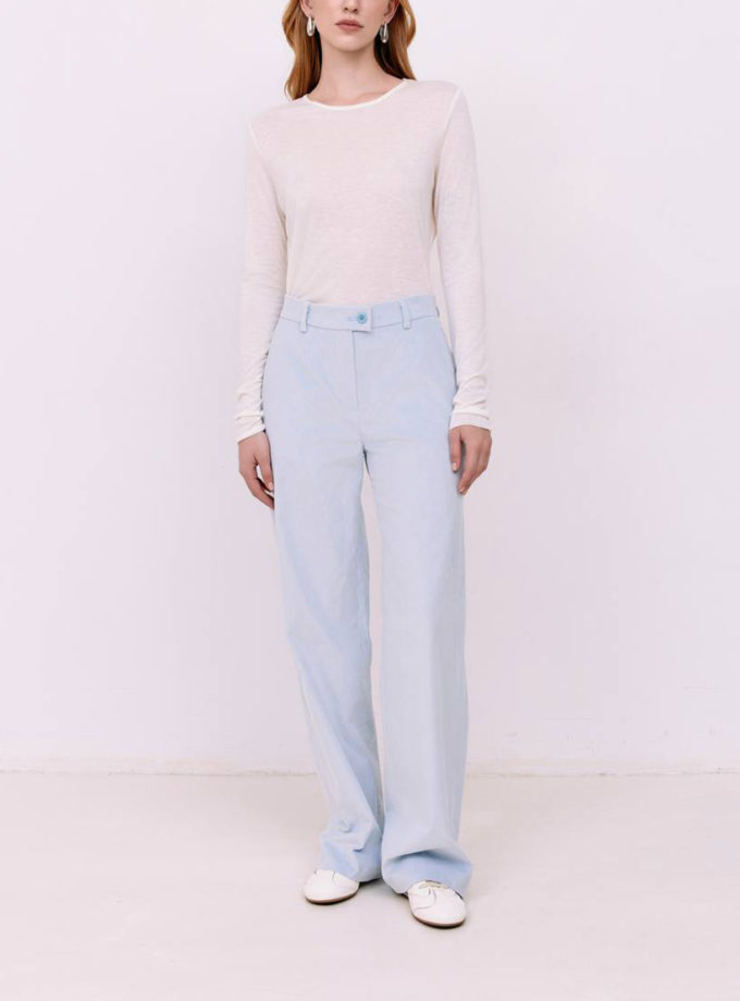 Брюки - Блакитні Вельветові WKMF (WKMF_222_1)