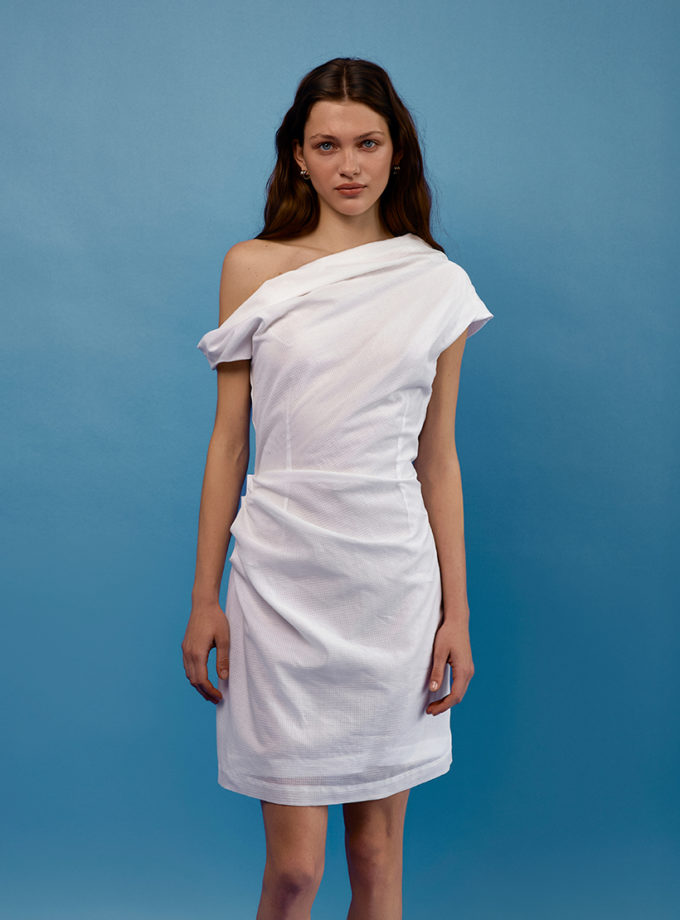 Сукня міні - Біла WKMF (WKMF_273_1)