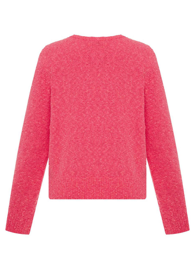 Бавовняний кардиган - Вишнево-рожевий WKMF (WKMF_207_1)