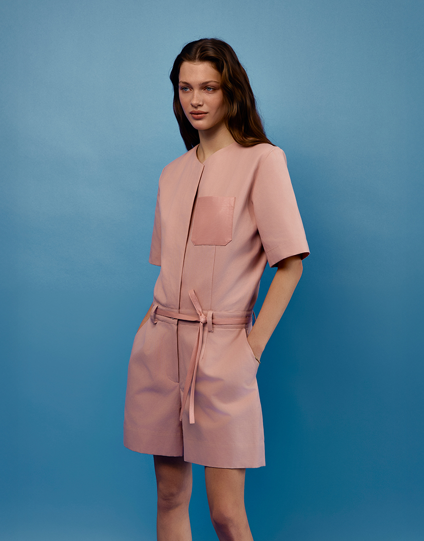 Evoto Міні-комбінезон - Пудровий WKMF (WKMF_271_1) - фото 3