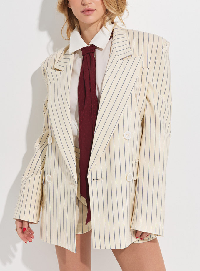 Оверсайз піджак у смужку THE ESSENCE (ESSENCE_THE-125)