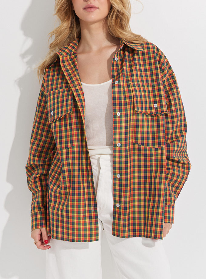 Сорочка в клітину THE ESSENCE (ESSENCE_THE-134)