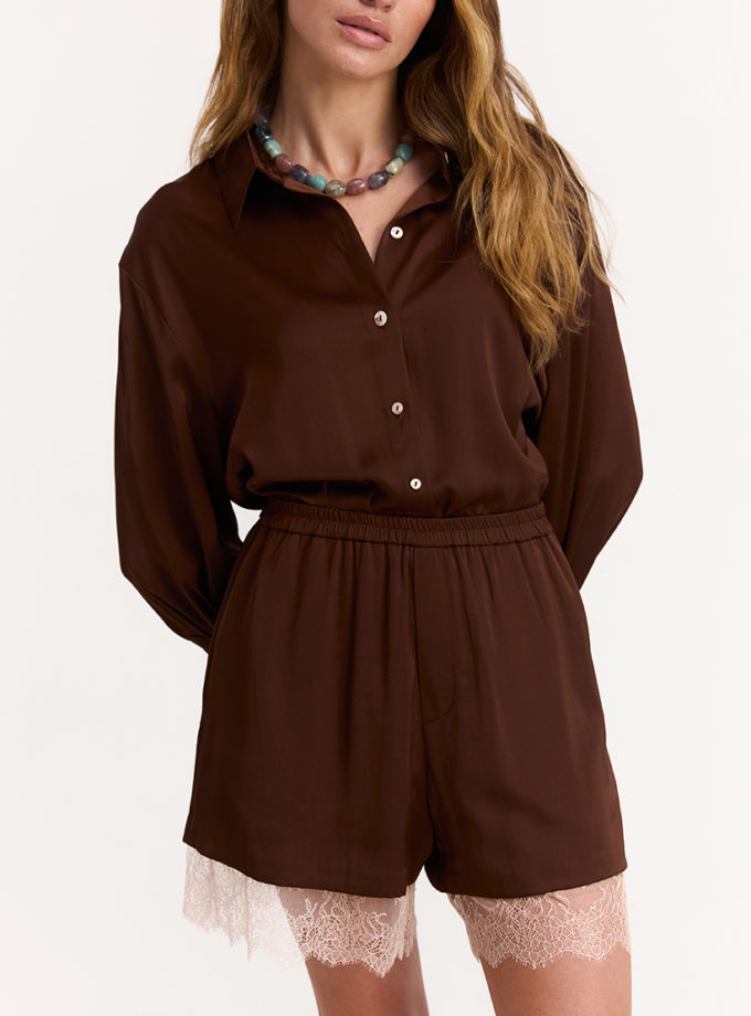 Сорочка Maree  in Chocolate IAM (IAM_MR/SHRT/CHCLT)