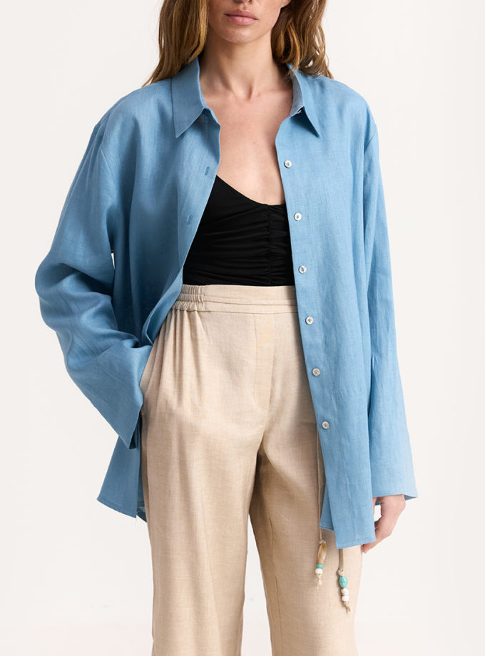Штани Dune Natural Linen IAM (IAM_DN/NTRL/LNN/TRSRS) - фото 3