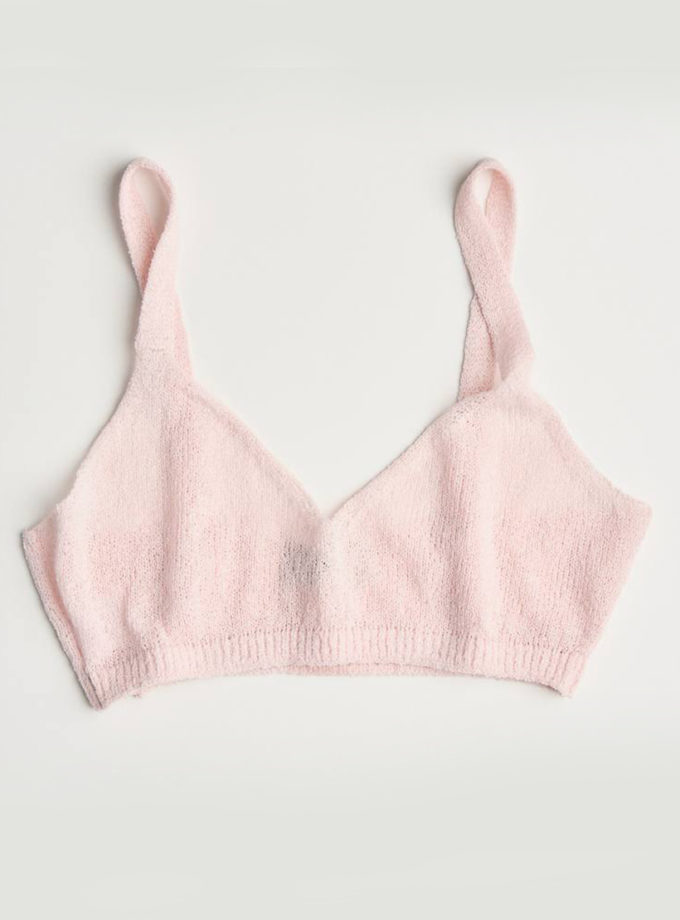 В'язаний топ - Ніжно-рожевий WKMF (WKMF_282_1)