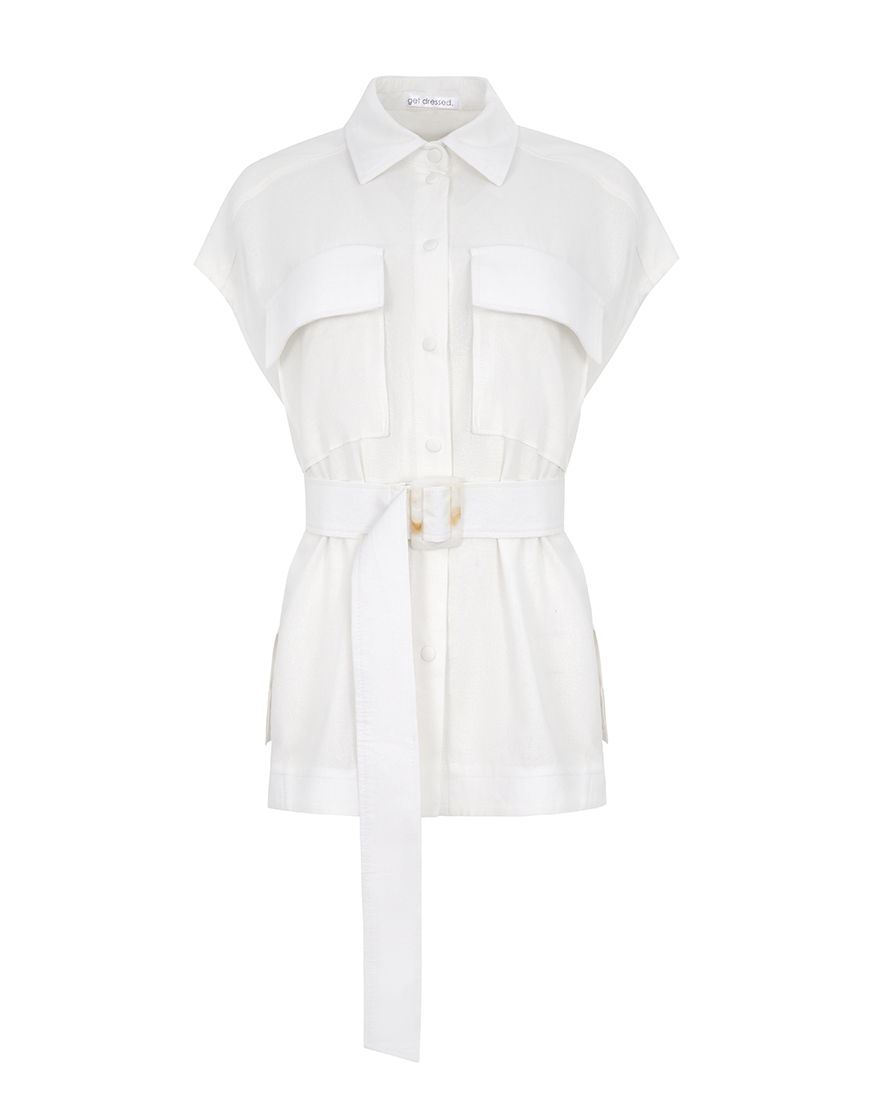 7 Костюм з брюками-палаццо із льону GET DRESSED. (GD_SS25_121) - фото 8