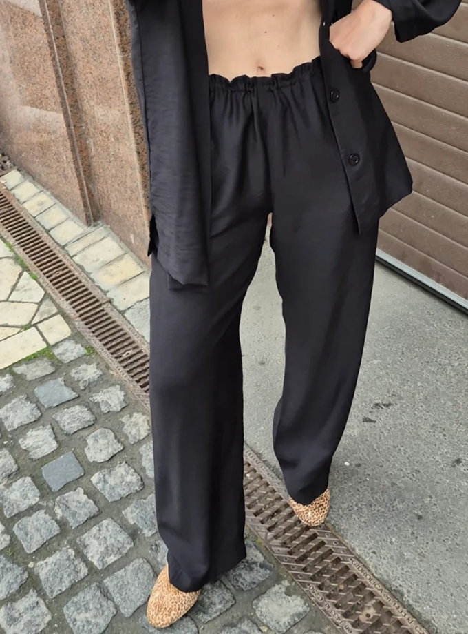 Брюки піжамна чорні NOMA STUDIO (NOMA_342025)