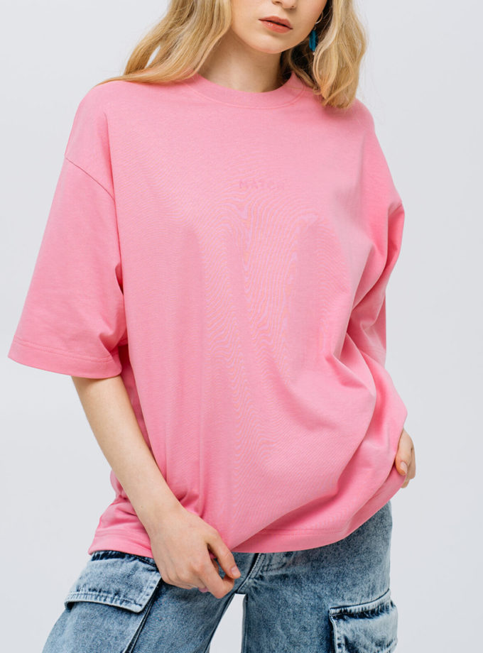 Футболка Pink MATCH DENIM (MTCH_sp25-tshirt-pink)
