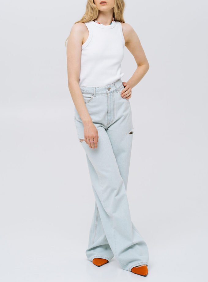 Джинси Light Blue with rips MATCH DENIM (MTCH_sp25-jnswr-lblue)