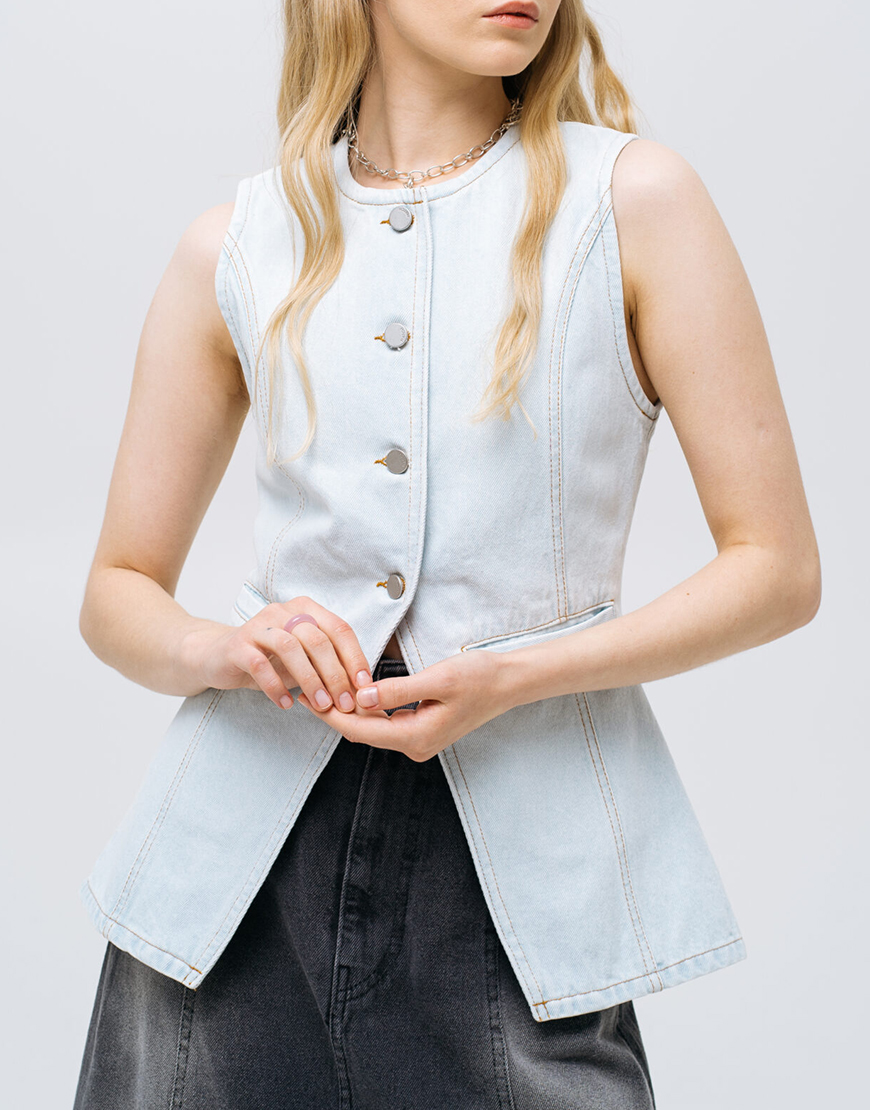 DSC04418-1365x2048 Жилет Light Blue Denim MATCH DENIM (MTCH_sp25-vest-lblue) - фото 2