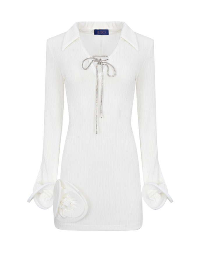 Сукня Louvre Bloom біла ROSCA (RSC_RSC_DRS-0016/1)