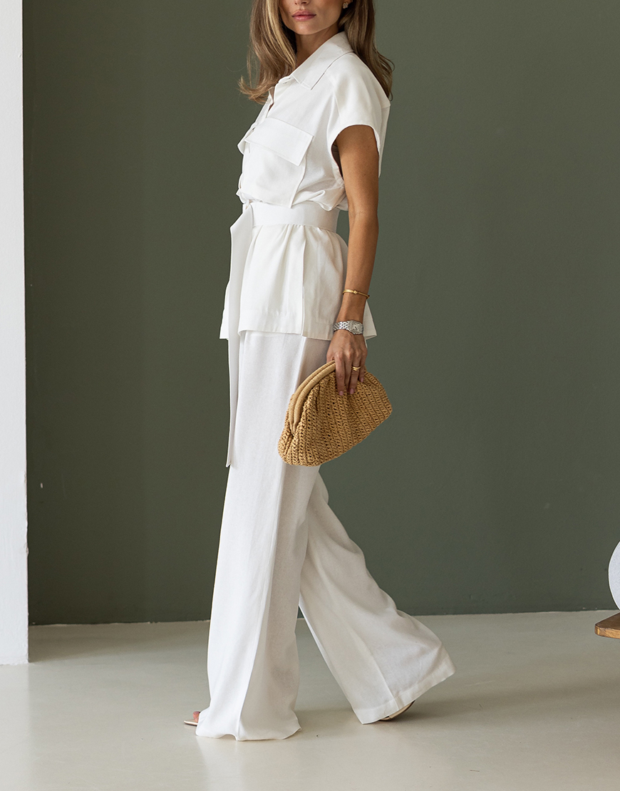 IMG_9868 Костюм з брюками-палаццо із льону GET DRESSED. (GD_SS25_121) - фото 3