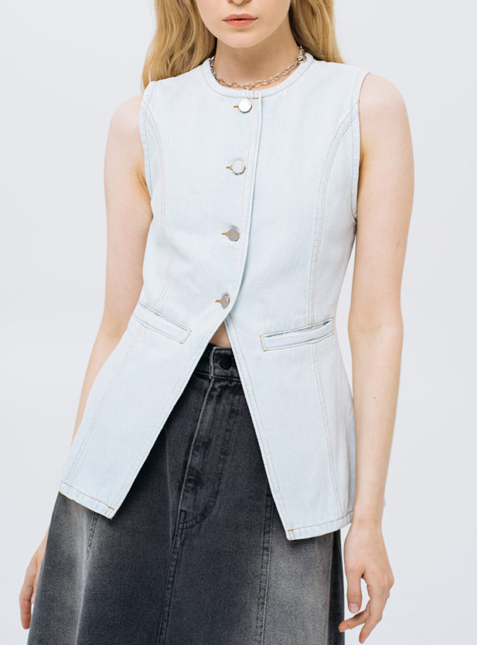 Жилет Light Blue Denim MATCH DENIM (MTCH_sp25-vest-lblue)