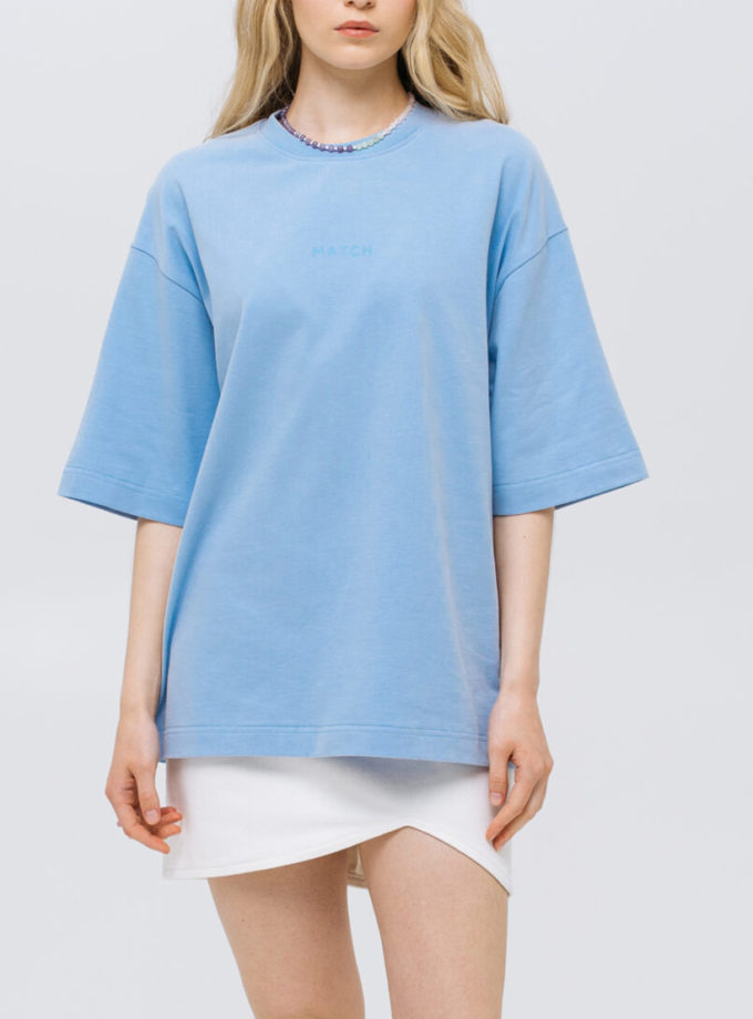 Футболка Blue MATCH DENIM (MTCH_sp25-tshirt-blue)