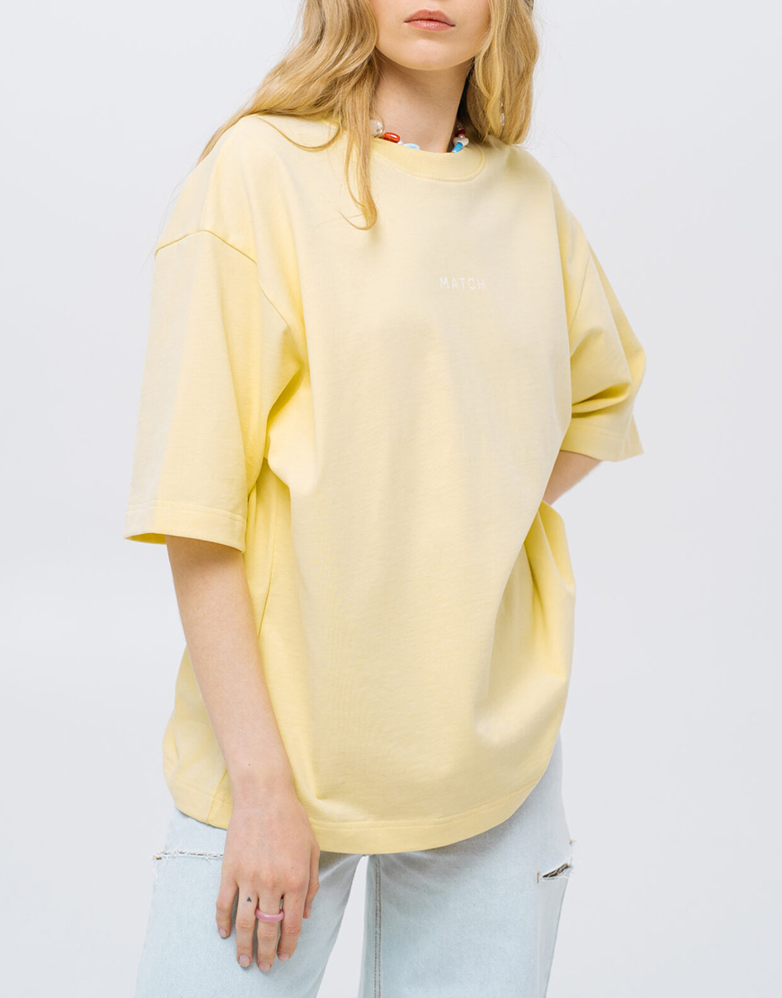 xDSC04208-1365x2048.jpg.pagespeed.ic.11sXdy3aFJ Футболка Yellow MATCH DENIM (MTCH_sp25-tshirt-yellow) - фото 2