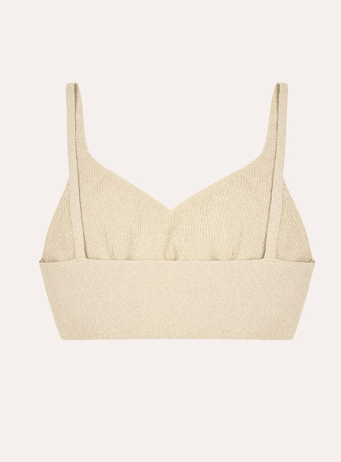 Топ Gigi Boucle Top in Cream IAM (IAM_GG/BCL/TP/CRM)