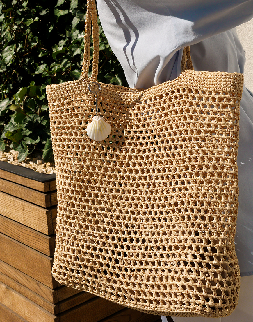 8A5A0171 Плетена сумка-шопер з натуральної рафії LiSOLODKA (LS_0025_25) - фото 2