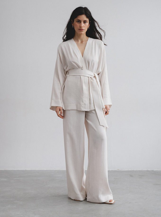 Комплект кімоно з штанами вівсянка BALCONY GARMENT (BLCN_1466)