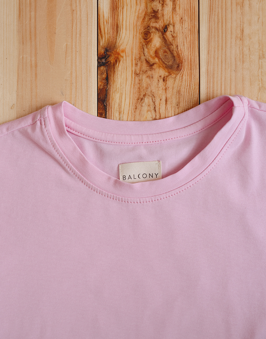 Balcony_summer25-496s Футболка приталена рожева BALCONY GARMENT (BLCN_1463) - фото 4