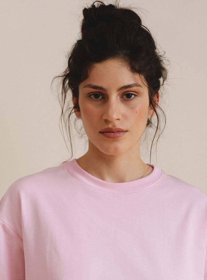 Футболка рожева оверсайз BALCONY GARMENT (BLCN_1464)