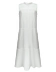 Сукня в білому кольорі з льону з бавовною SANVY (SNV_SANDR_LB_3)