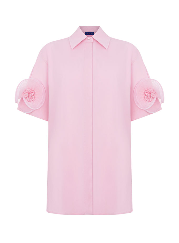Сорочка Blossom Flow рожева ROSCA (RSС_SH_BF01)