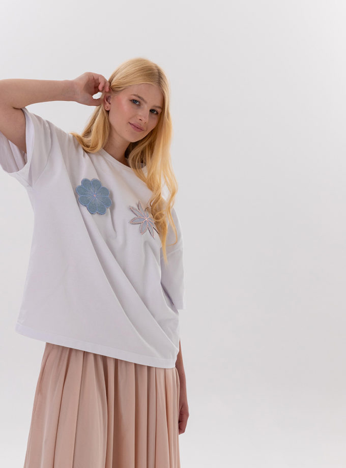 Футболка з квітами NAGRODZKI.S (NGRDZK_1060)