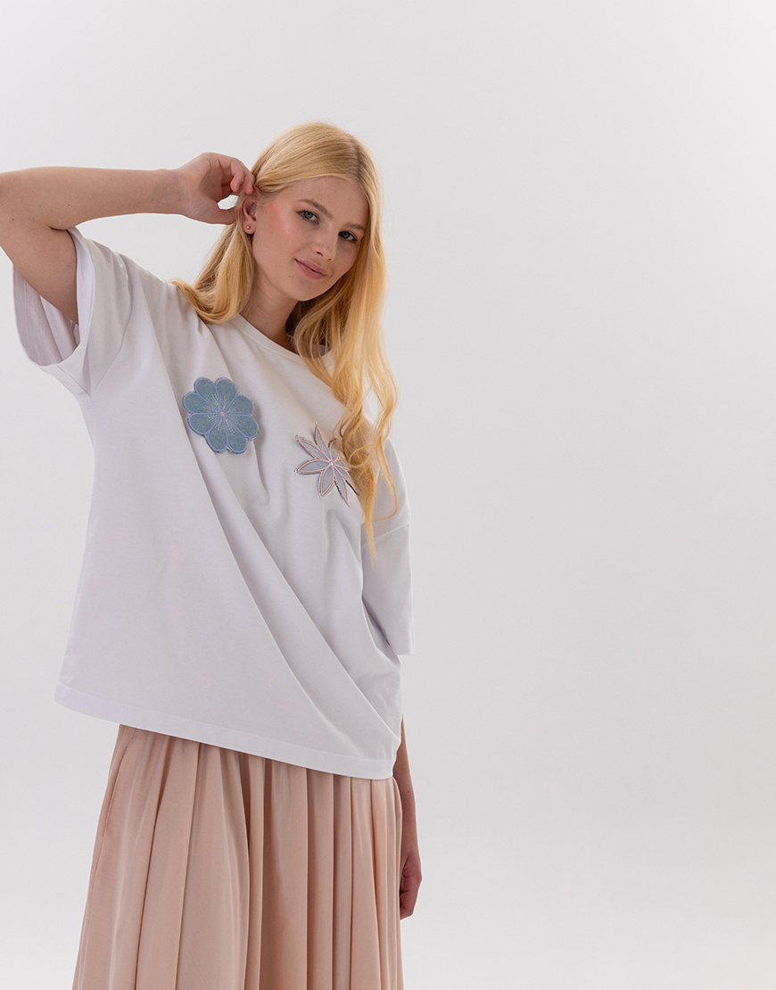 IMG_9592 Футболка з квітами NAGRODZKI.S (NGRDZK_1060) - фото 2