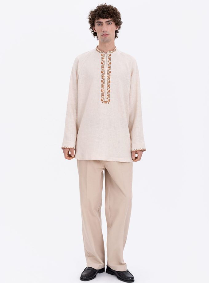 Чоловіча вишита сорочка Кольмек ETNODIM (ETN_kolmek)