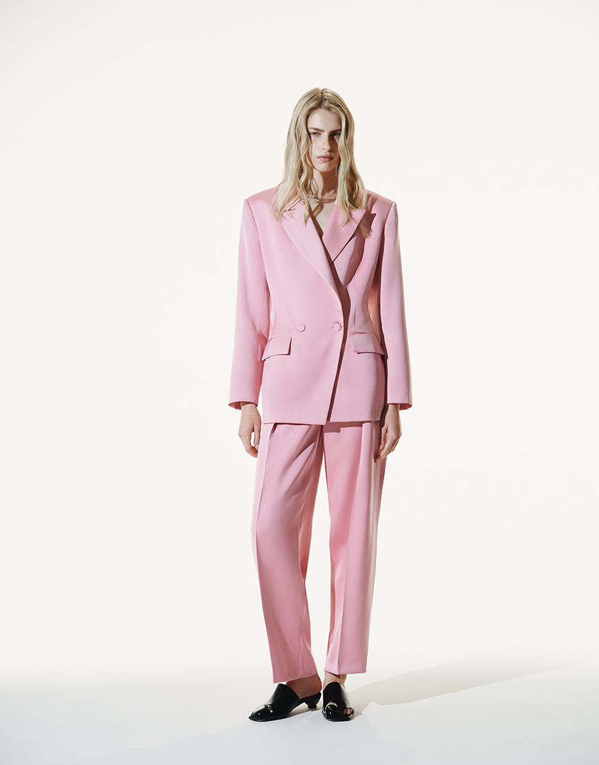 ambitna131364 Костюм рожевий жакет і брюки AMBITNA (Ambtn_20) - фото 2