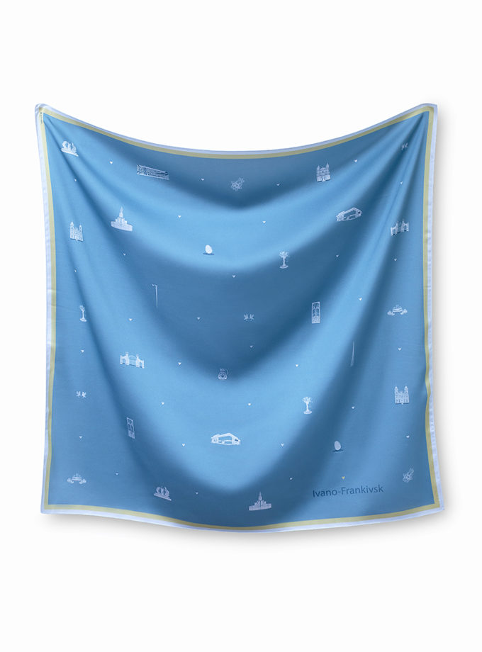 Хустинка Мій Івано-Франківськ SOFT25 (SOFT_Hust_Iv_Fr_bl)