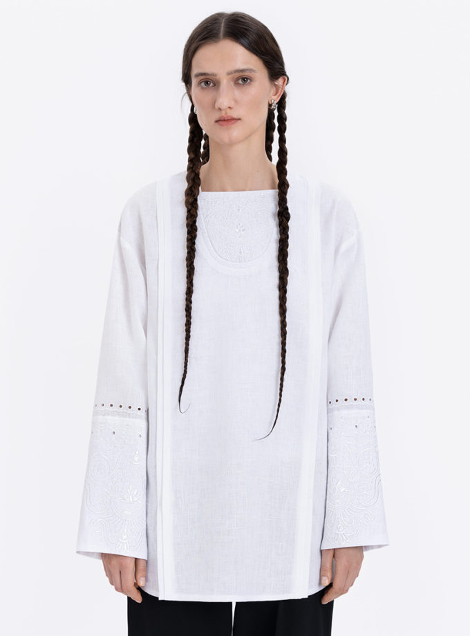 Лляна вишита сорочка Фонтан Сліз ETNODIM (ETN_fontan-sliz)