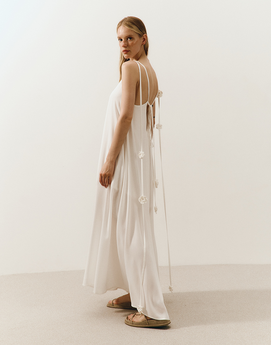 nyni39013 Сукня Harmony біла NYNI (NN_000 110_kapsula) - фото 7