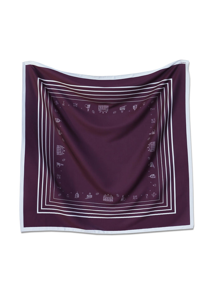 Хустинка Мій Львів бордо SOFT25 (SOFT_Hust_Lv_bord)