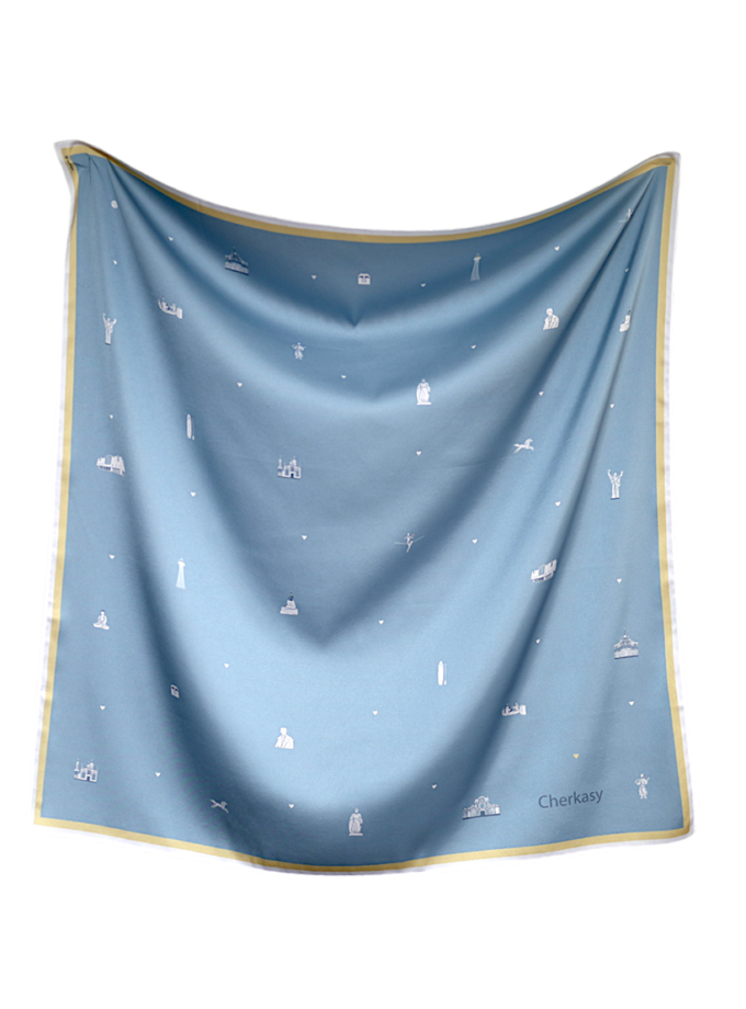 Хустинка Мої Черкаси SOFT25 (SOFT_Hust_Chs_bl)