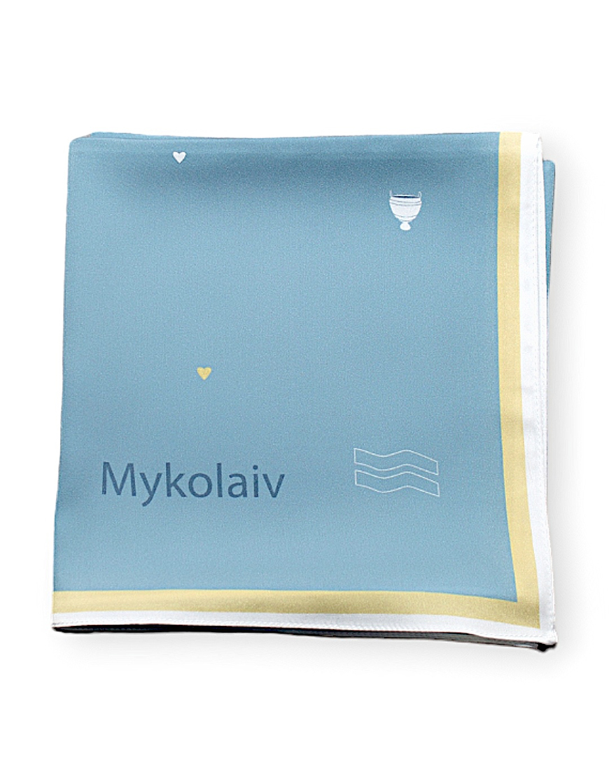 Миколаїв (2) Хустка Мій Миколаїв SOFT25 (SOFT_Hyst_Mk_Bl) - фото 3