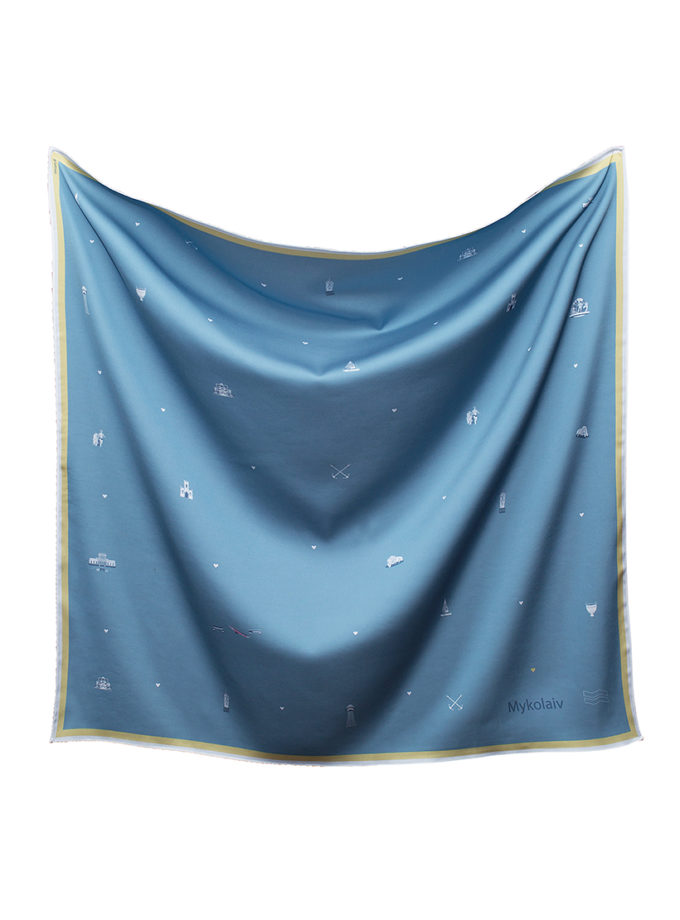 Хустка Мій Миколаїв SOFT25 (SOFT_Hyst_Mk_Bl)