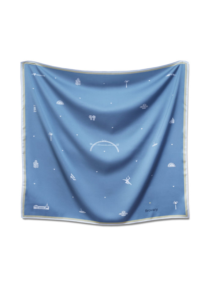 Хустинка Мої Бровари SOFT25 (SOFT_Hust_Bro_bl)