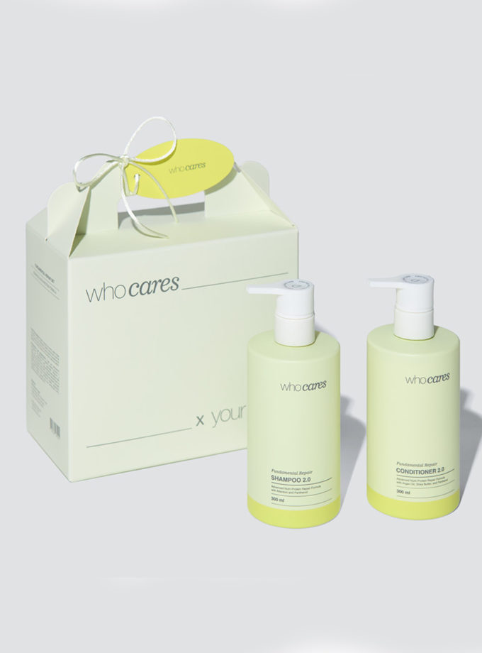 Набір засобів для волосся whocares Fundamental Repair 2.0 Hair Set WHOCARES (WC_000005755)
