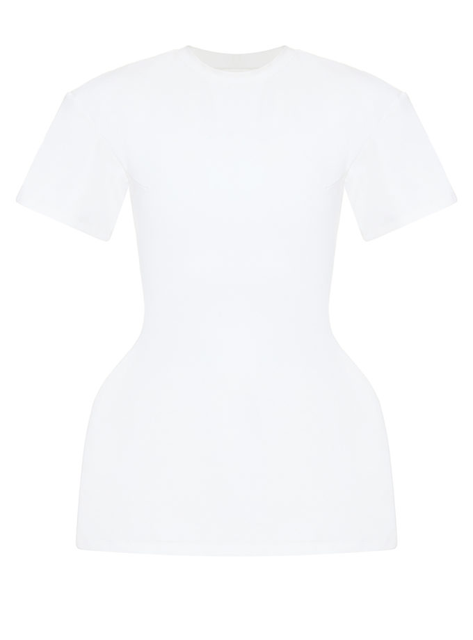 Сукня-футболка з плечима молочна WILD HEARTS (WH_shldrstshrtdress-mlk082)