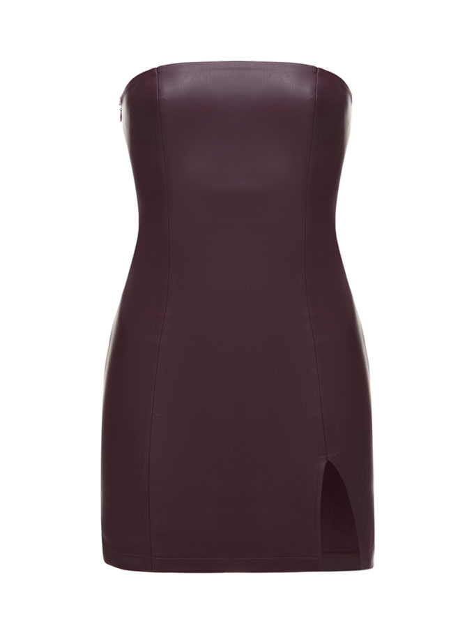 Шкіряна сукня Генерація 2 бордова WILD HEARTS (WH_lthrdrsgen2-drkred091)