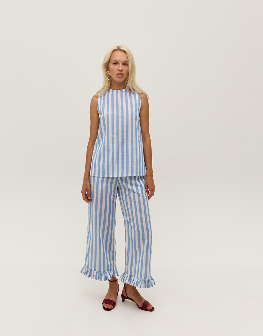 3995-3 Блуза бавовняна ANNA YAKOVENKO (AY_4001) - фото 4