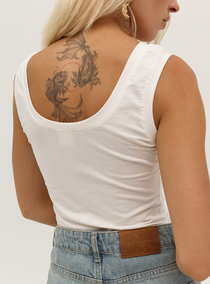 Біла майка ANNA YAKOVENKO (AY_3997)